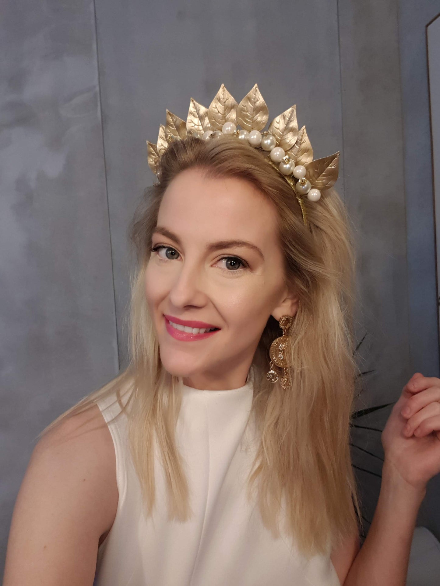 Gold Headpieces for hire