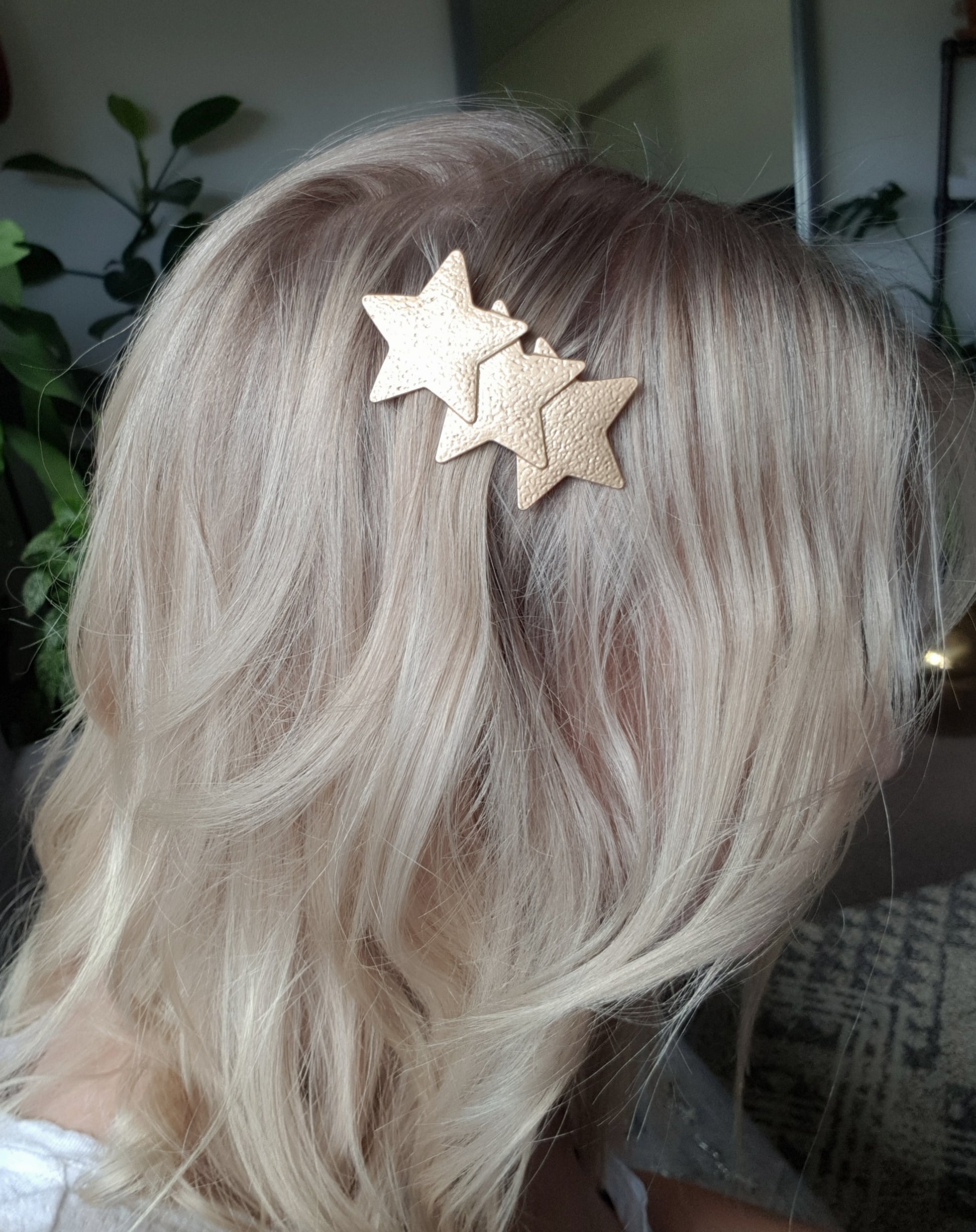 gold star hair accessories