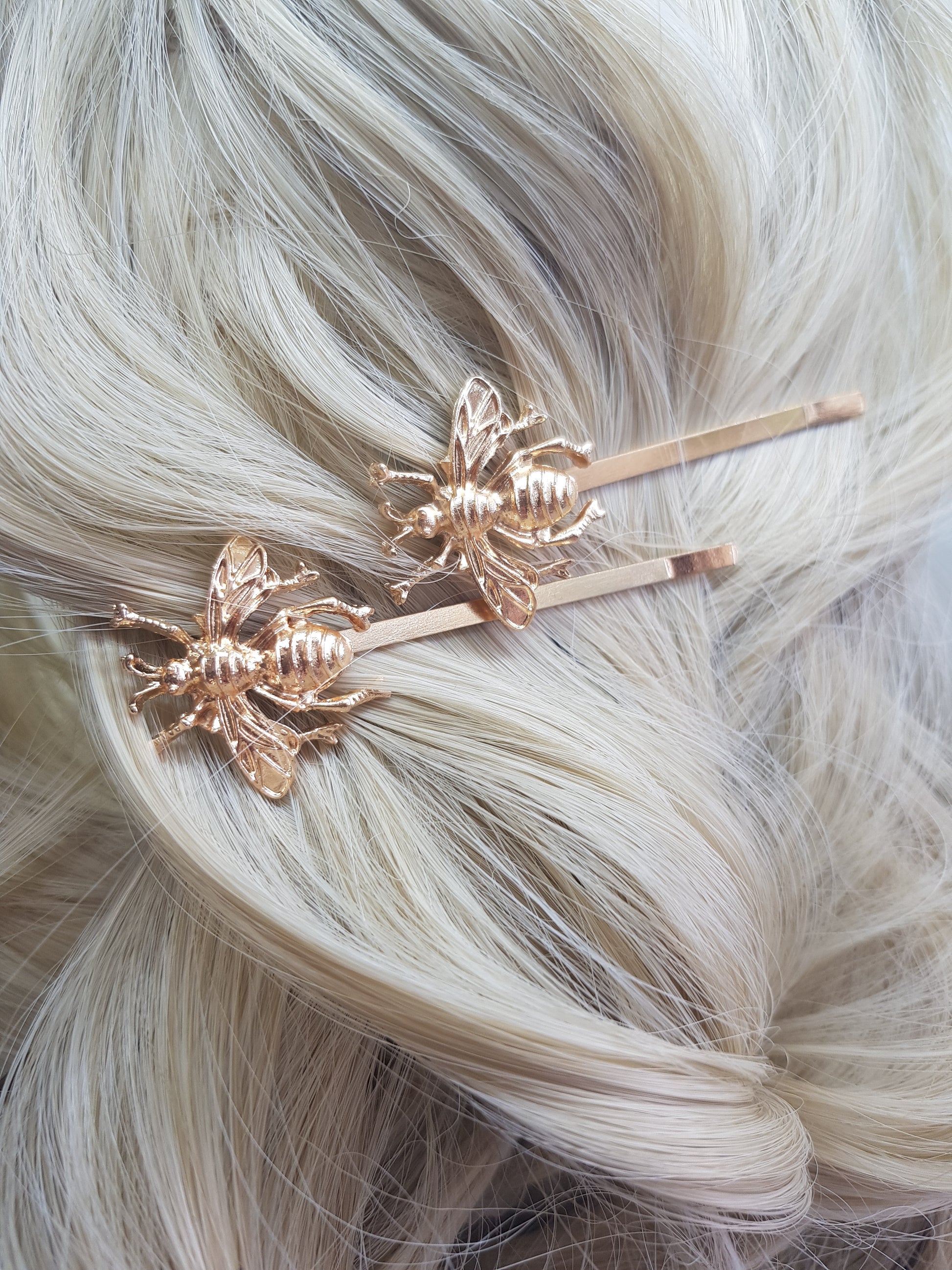 gold hair accessories