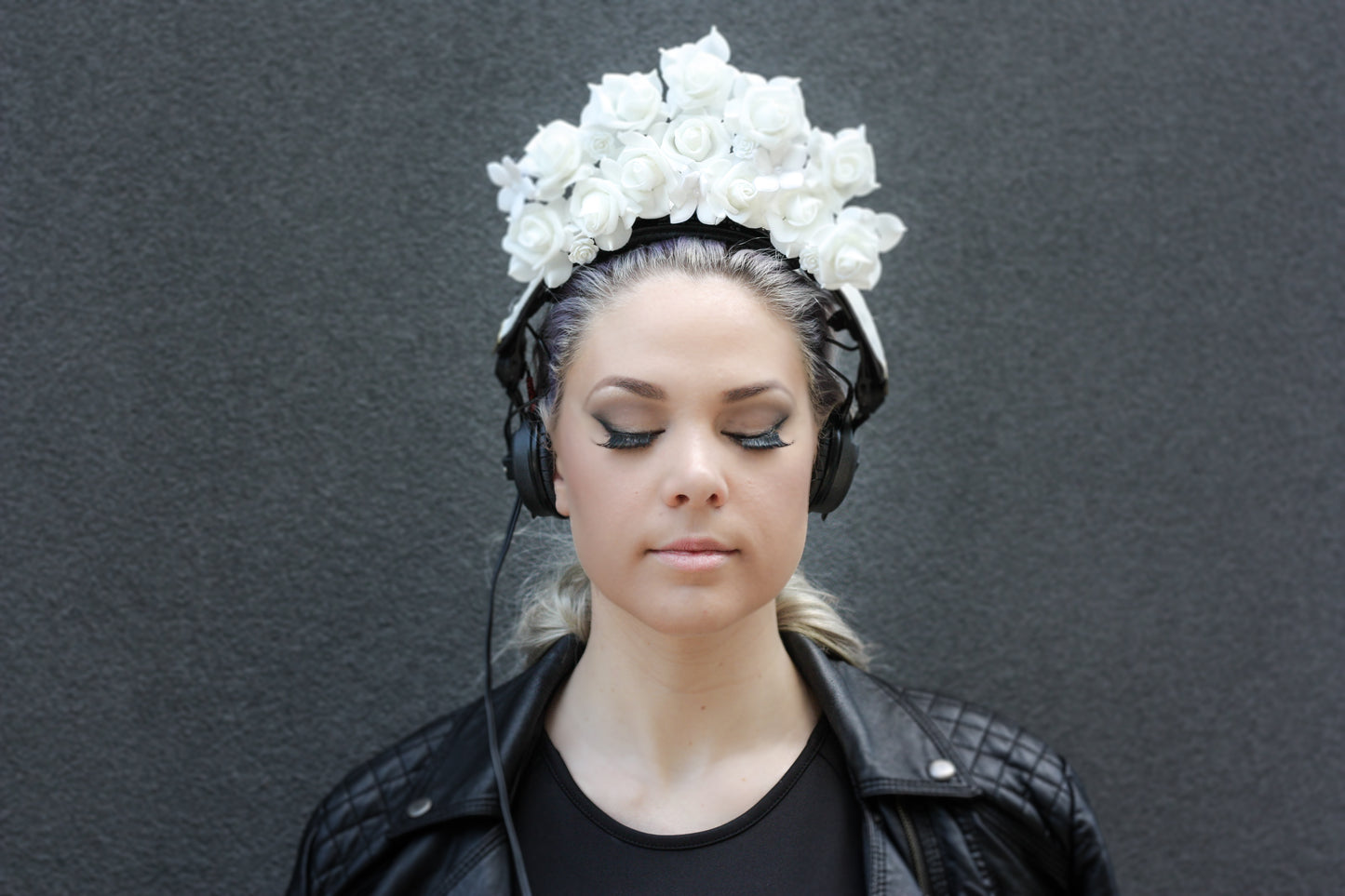 floral headphone crown headphone accessories